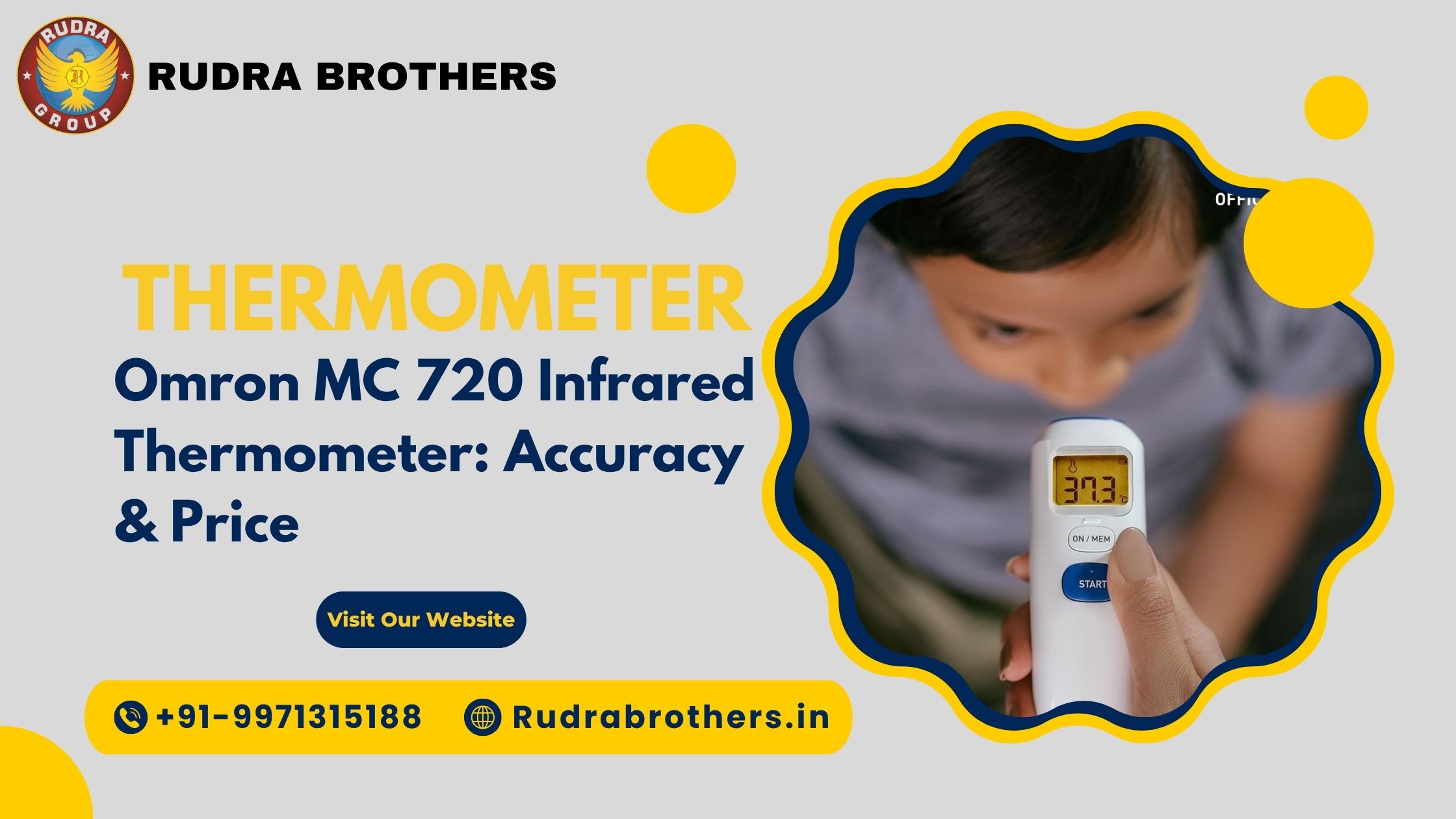 Omron Mc Infrared Thermometer 17474842349