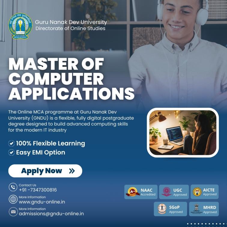 Online Mca Degree Gndu University 17812525141