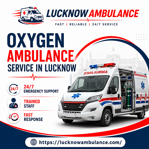 Oxygen Ambulance Service In Lucknow 17828191641