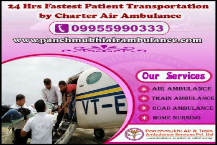 Panchmukhi Air Ambulance Services In Varanasi With Medical Facilities 7096743