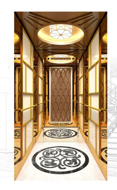 Pane Luxury Lift Cabin Decoration 165822054010