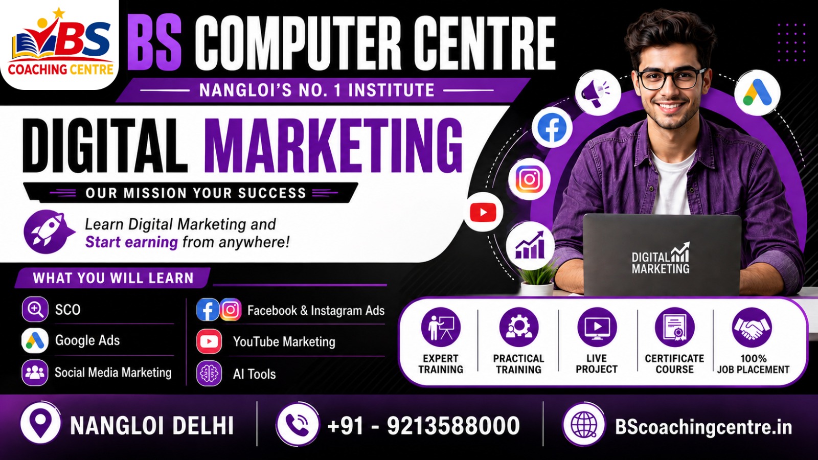 Performance Marketing And Google Ads Mastery Course In Nangloi 17858267673