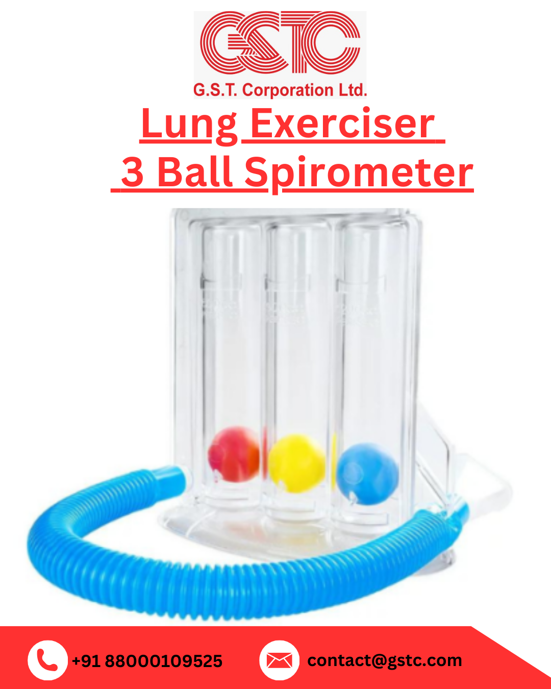 Portable Lung Exercise Device For Lung Therapy 17539580332