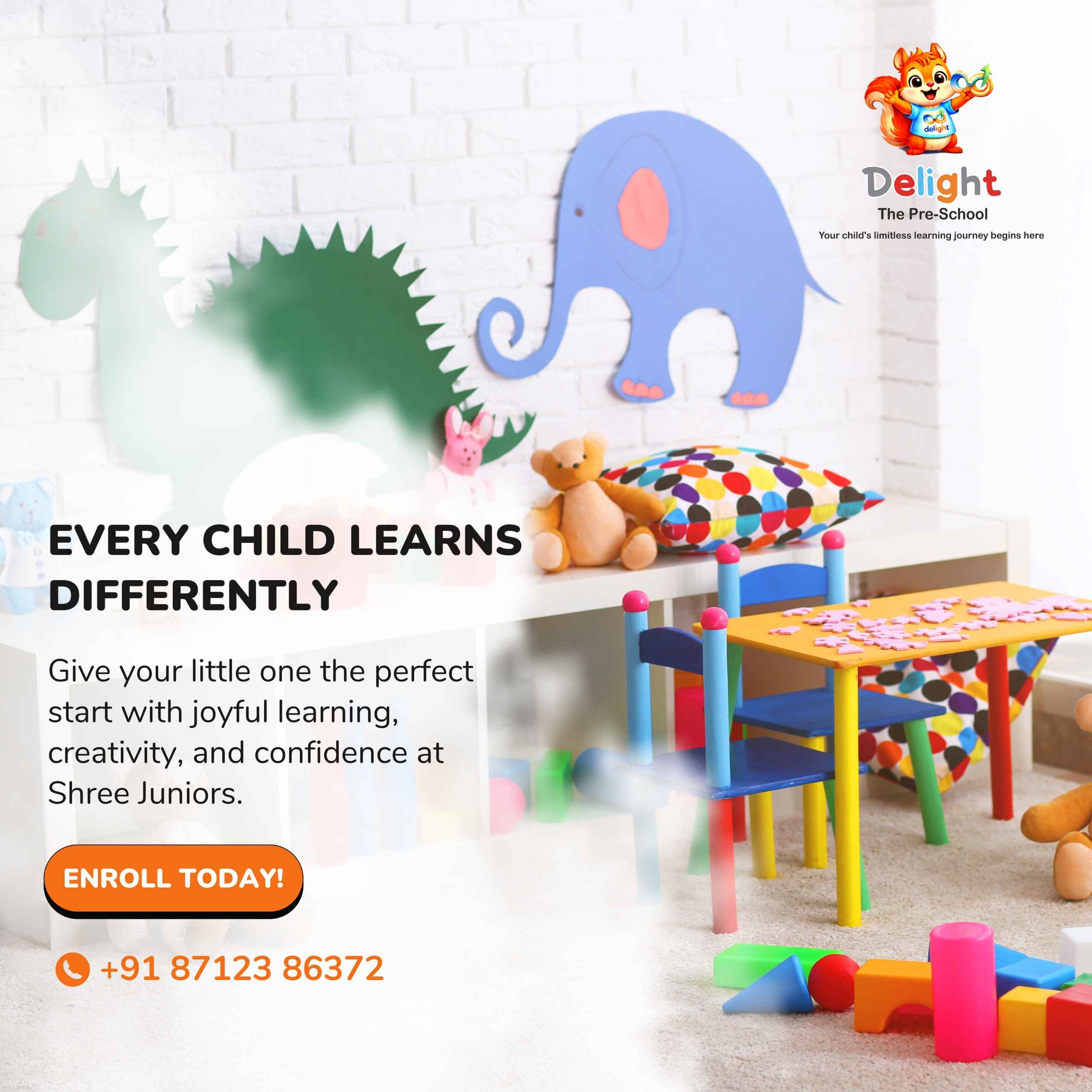 Preschool In Moulali   Delight The Pre School 17806404557