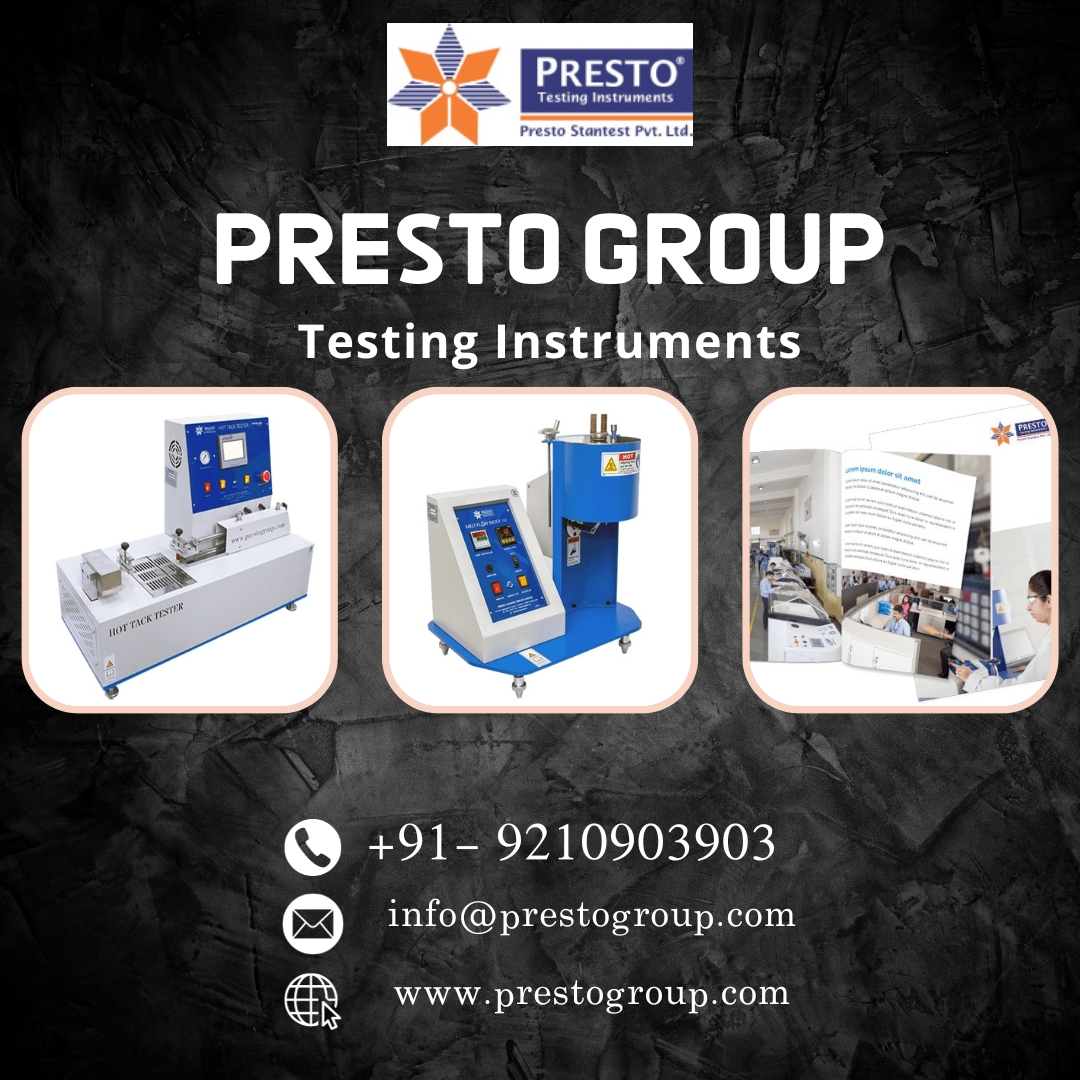 Prestogroup Leading Manufacturer Of Quality Testing Equipments 17477265246