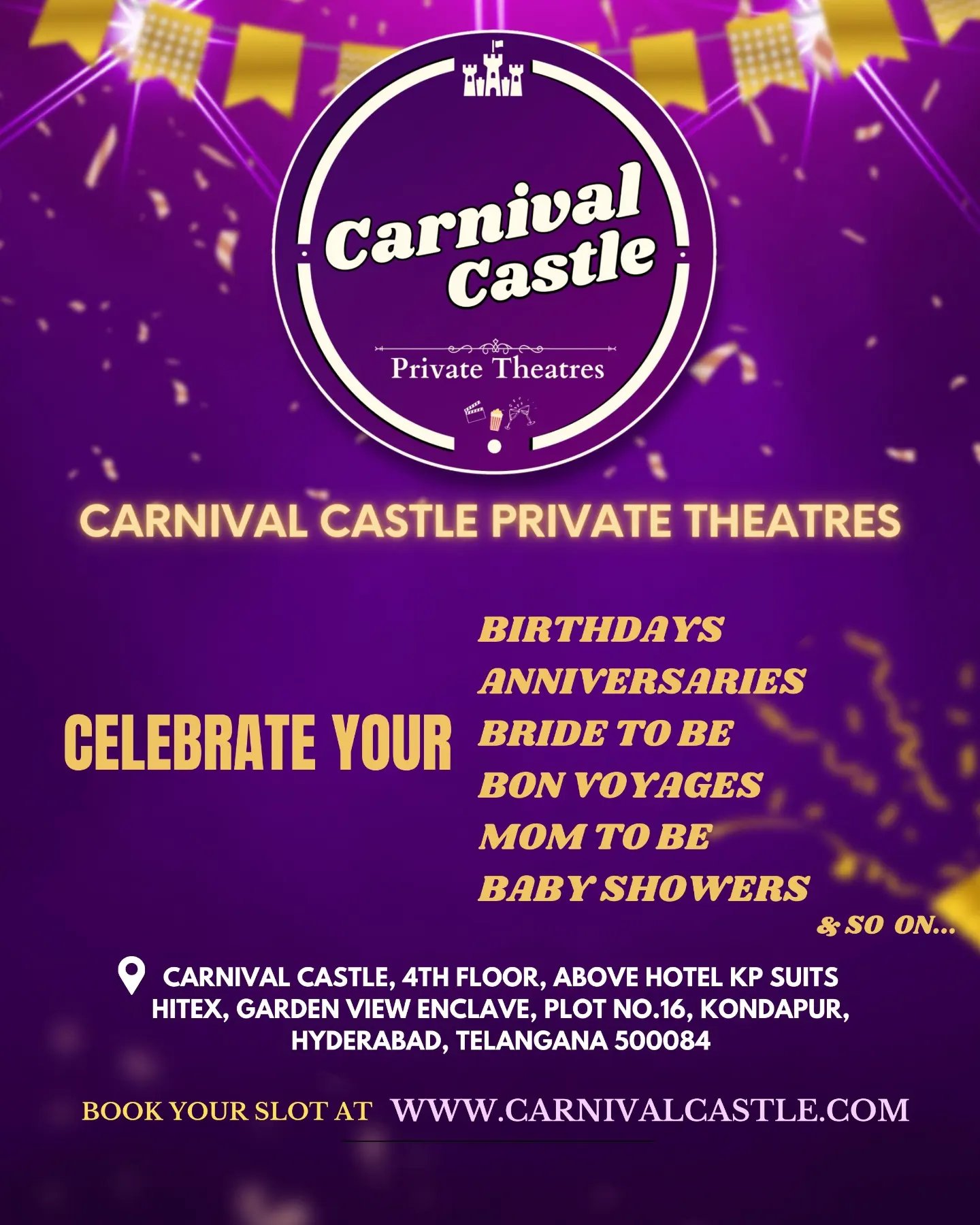 Private Theatres In Hyderabad   Carnival Castle 17138631101
