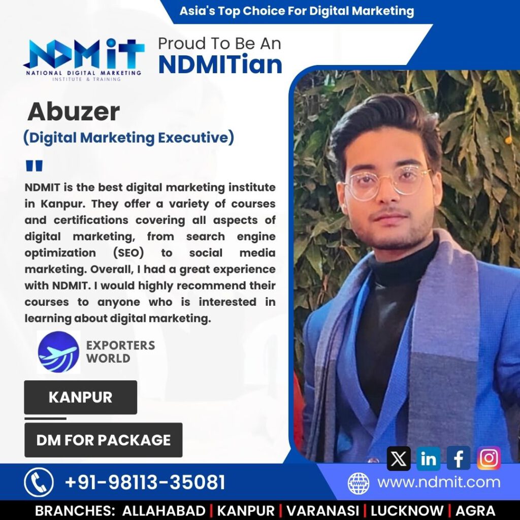 Professional Digital Marketing Course In Kanpur With Placement Support 17715872233