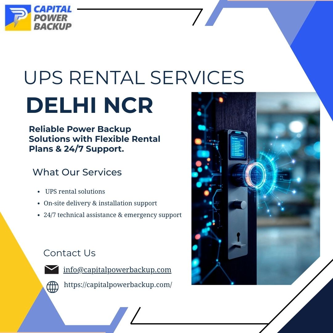 Professional Ups Rental Service For Businesses And Events 17712298125