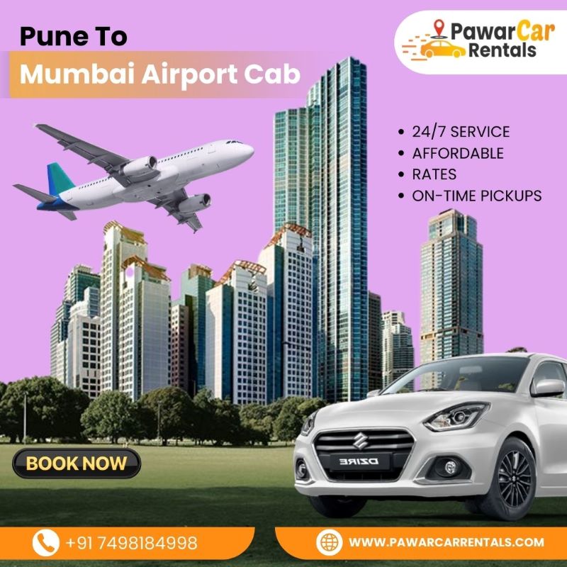 Pune To Mumbai Airport Cab Safe And Affordable Airport Drop Service 17700317191