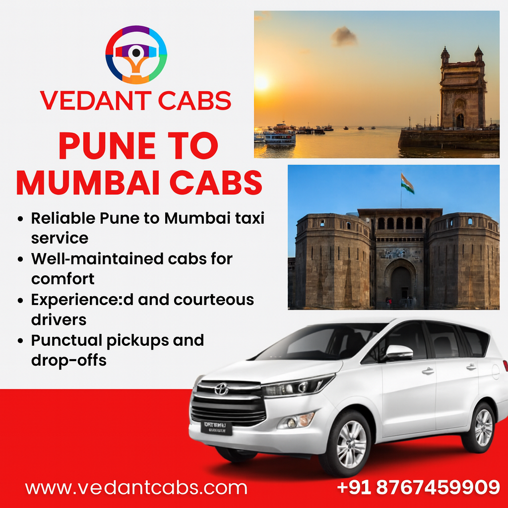 Pune To Mumbai Cabs Vedant Cab 17652746550