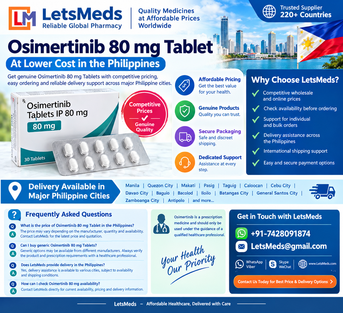 Purchase Osimertinib Tablet Online Manila Philippines 17887673589