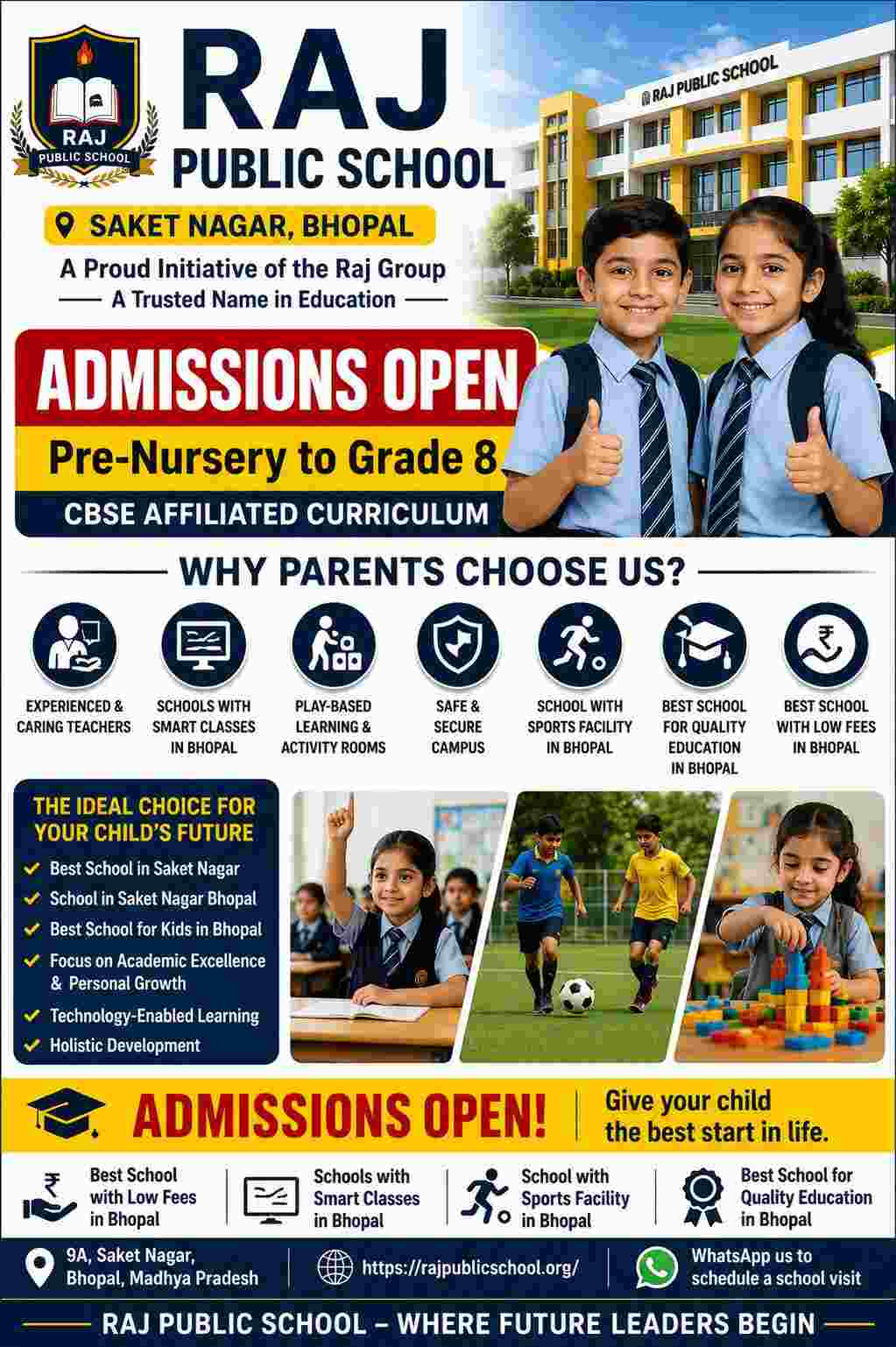 Raj Public School Admissions Open Best School For Kids In Bhopal 17812444605