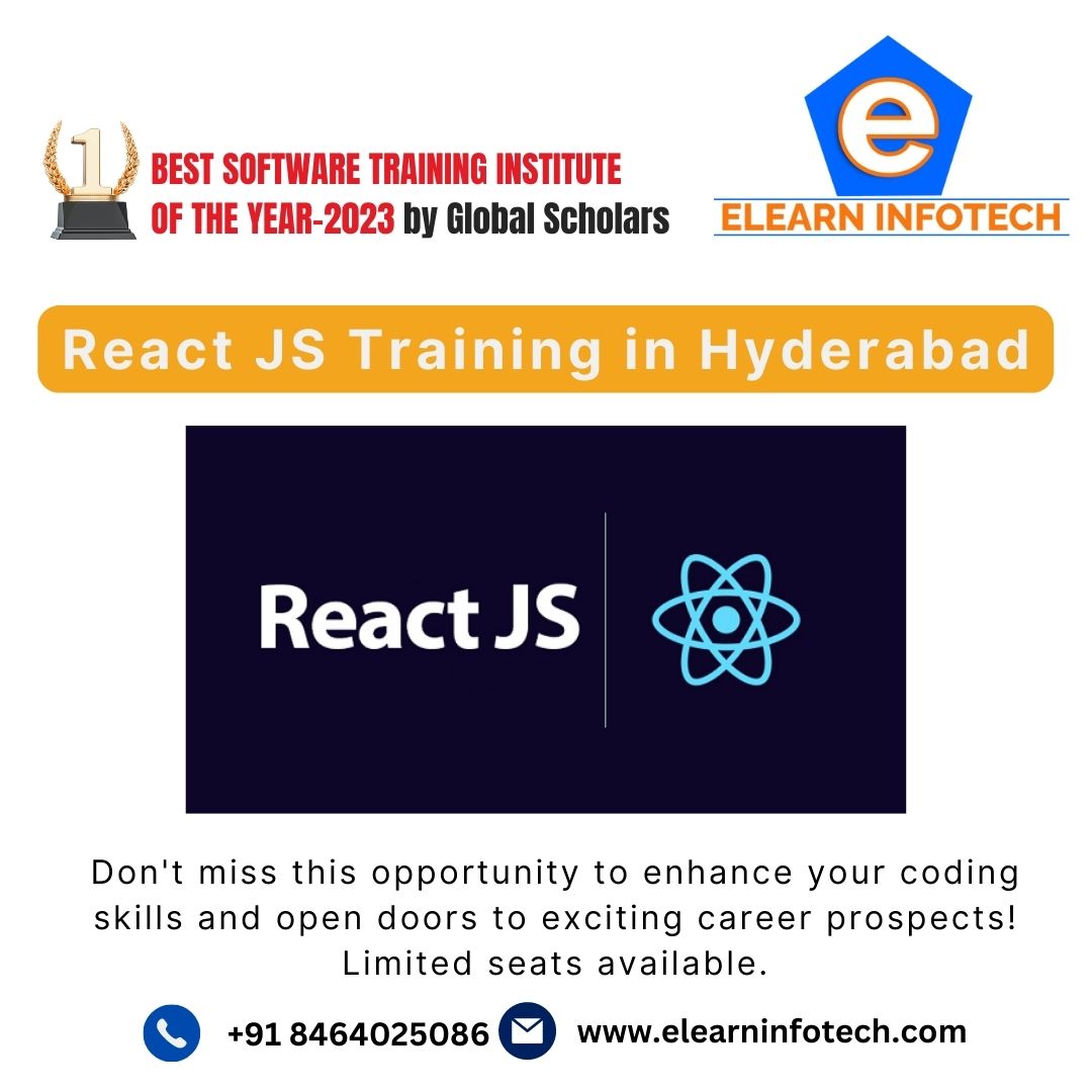 React Js Training In Hyderabad With Projects 16894126372