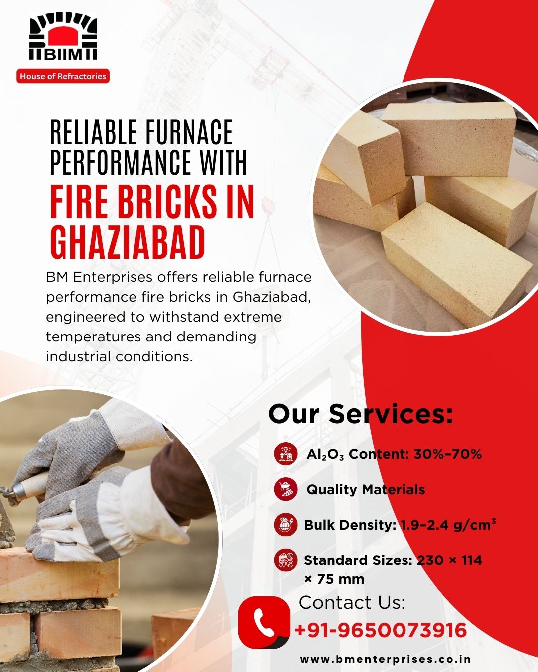 Reliable Furnace Performance With Fire Bricks In Ghaziabad 17691507167
