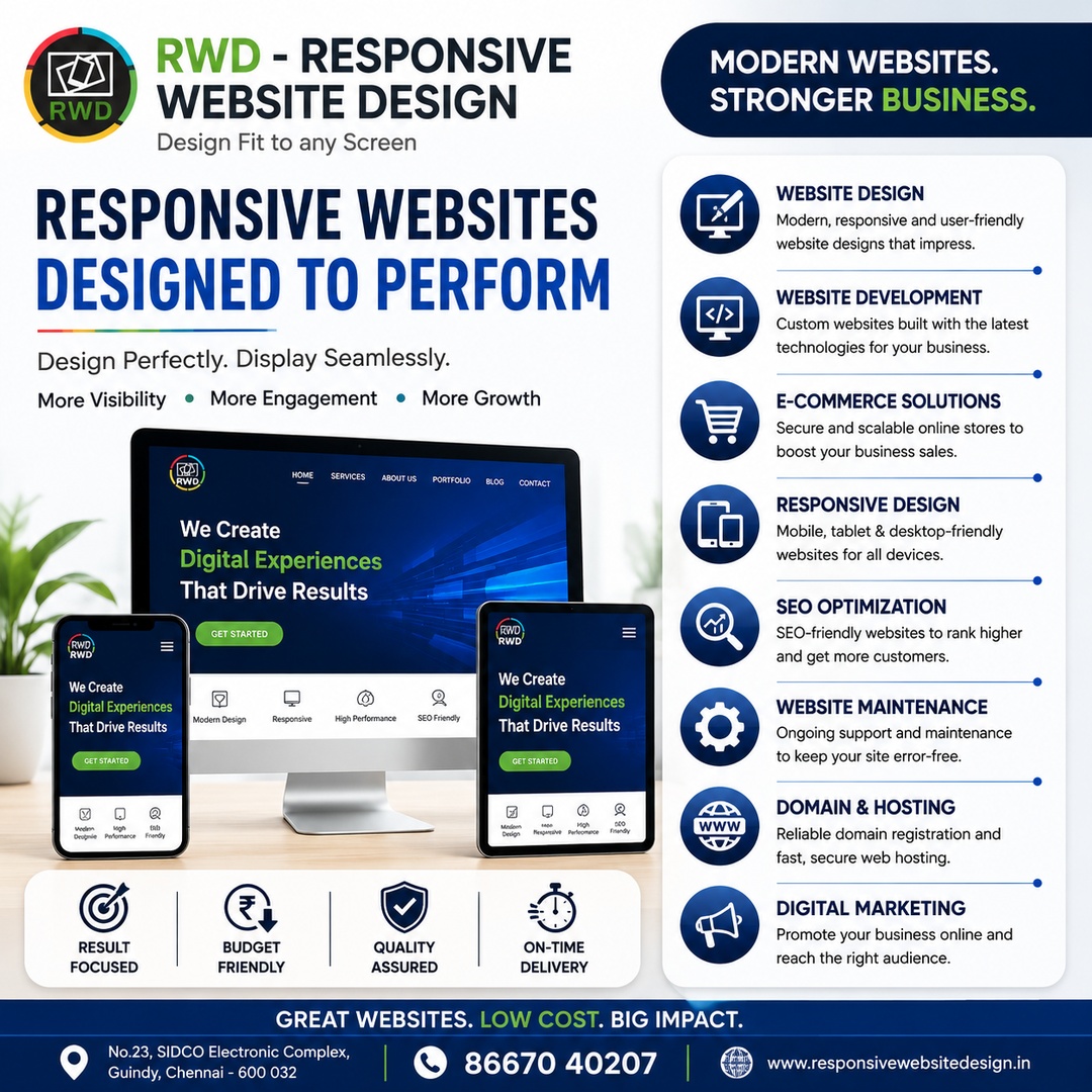 Responsive Website Design Services 17876586357