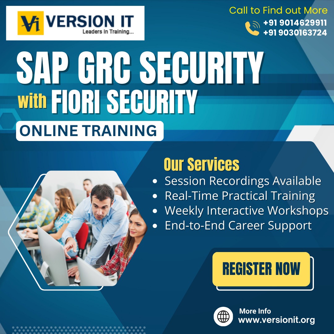 Sap Grc Security Training In Hyderabad With Real Time Projects 17760785048