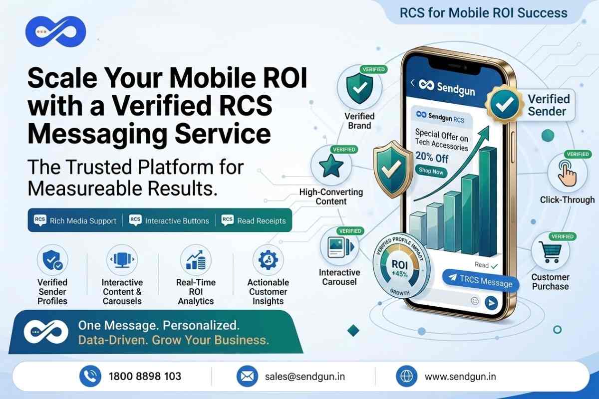 Scale Your Mobile Roi With A Verified Rcs Messaging Service 17876457691