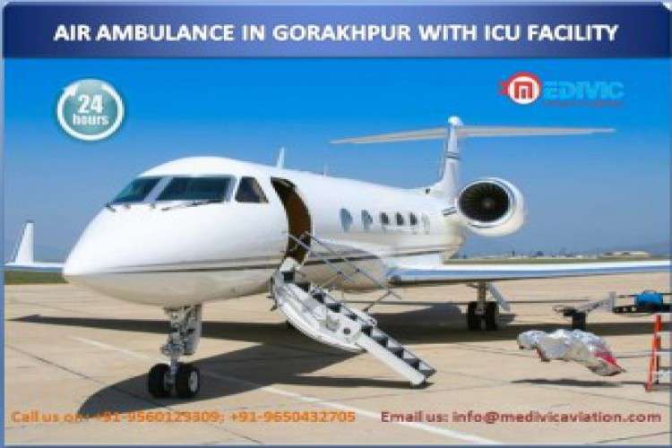 Select Finest Air Ambulance Services In Gorakhpur By Medivic 851403