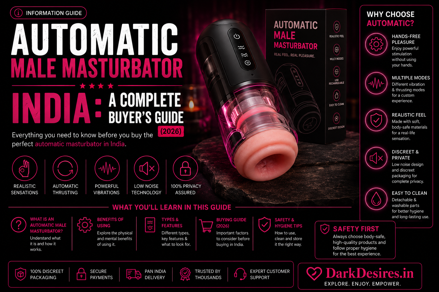 Sex Toys In Mumbai And Buy Automatic Male Masturbator India 17855101999