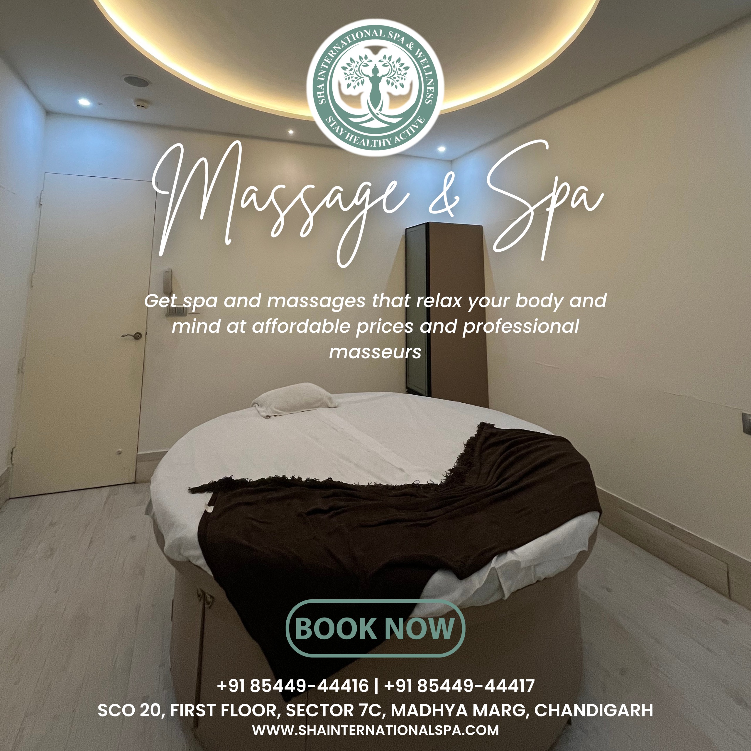 Sha International Spa And Wellness Best Spa In Chandigarh 17437001800