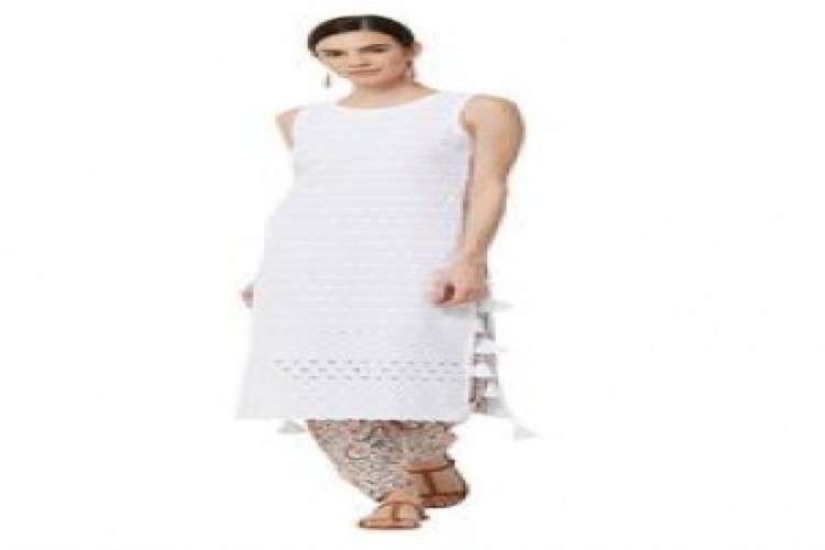 Shop Latest Collection Of White Kurti Designs Online 2187752