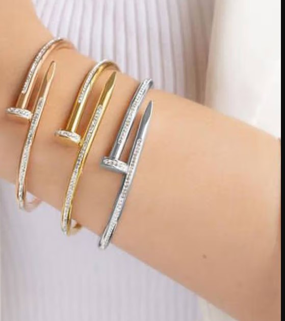 Silver Nail Cartier Bracelet 17465094788