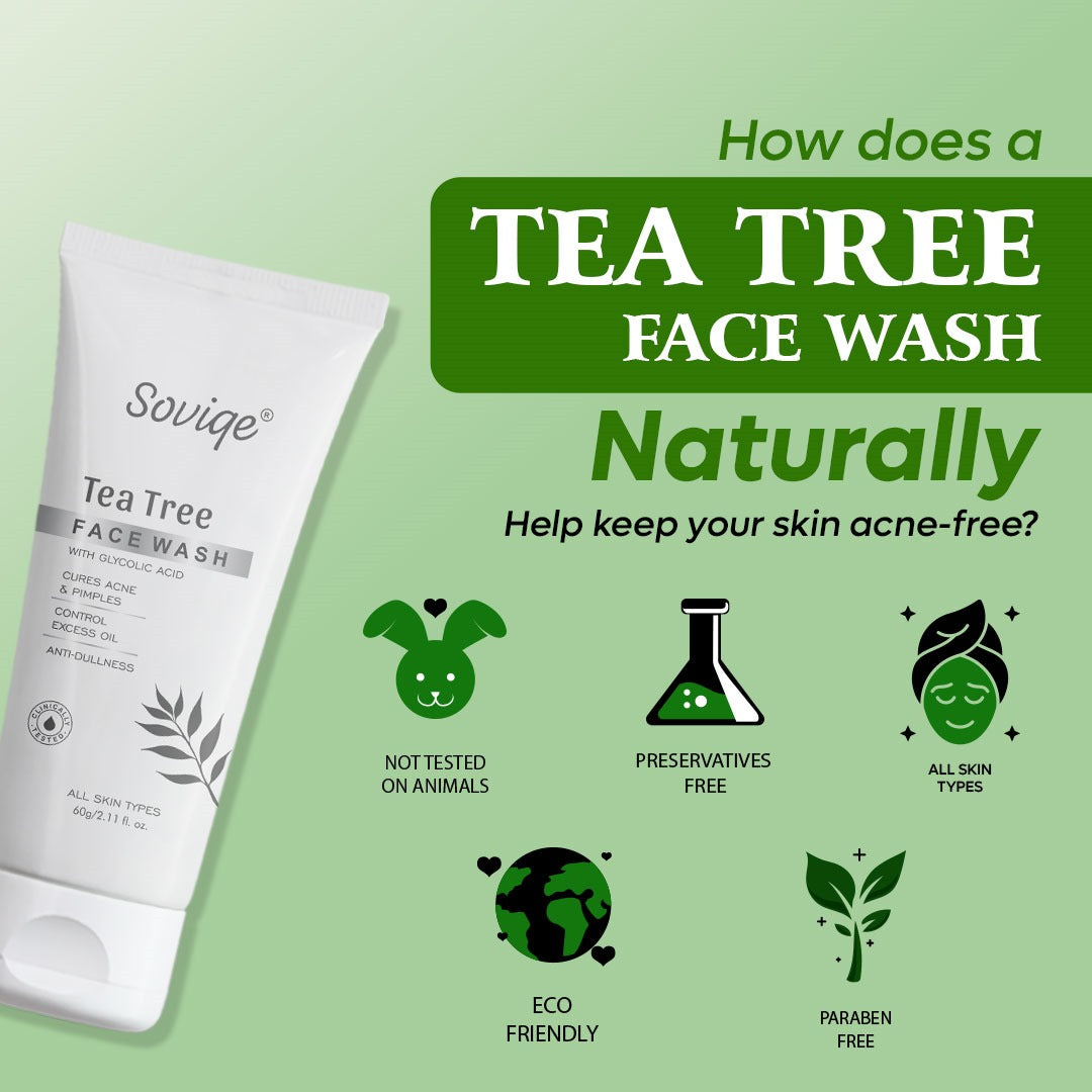 Soviqe Tea Tree Face Wash 176891040310