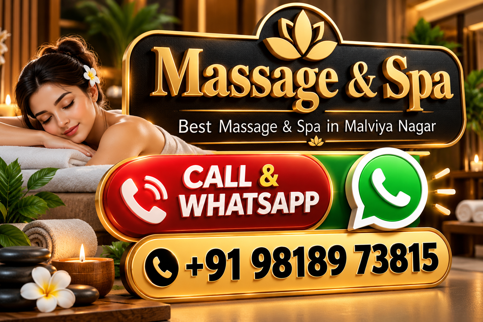 Spa In Malviya Nagar Professional Massage Wellness Centre 17928602588