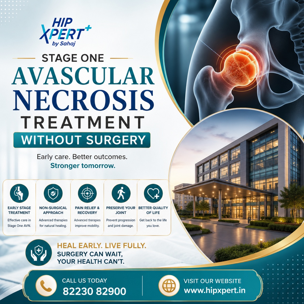 Stage One Avascular Necrosis Treatment Without Surgery   Hip Xpert 17876389115
