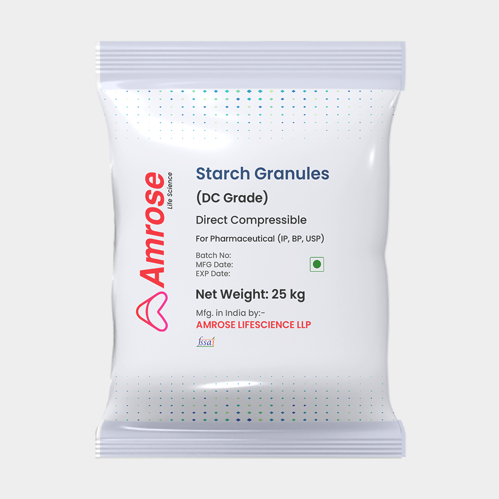 Starch Granules Dc Buy Now And Get A Free Sample   Amrose Lifescience 17231985564