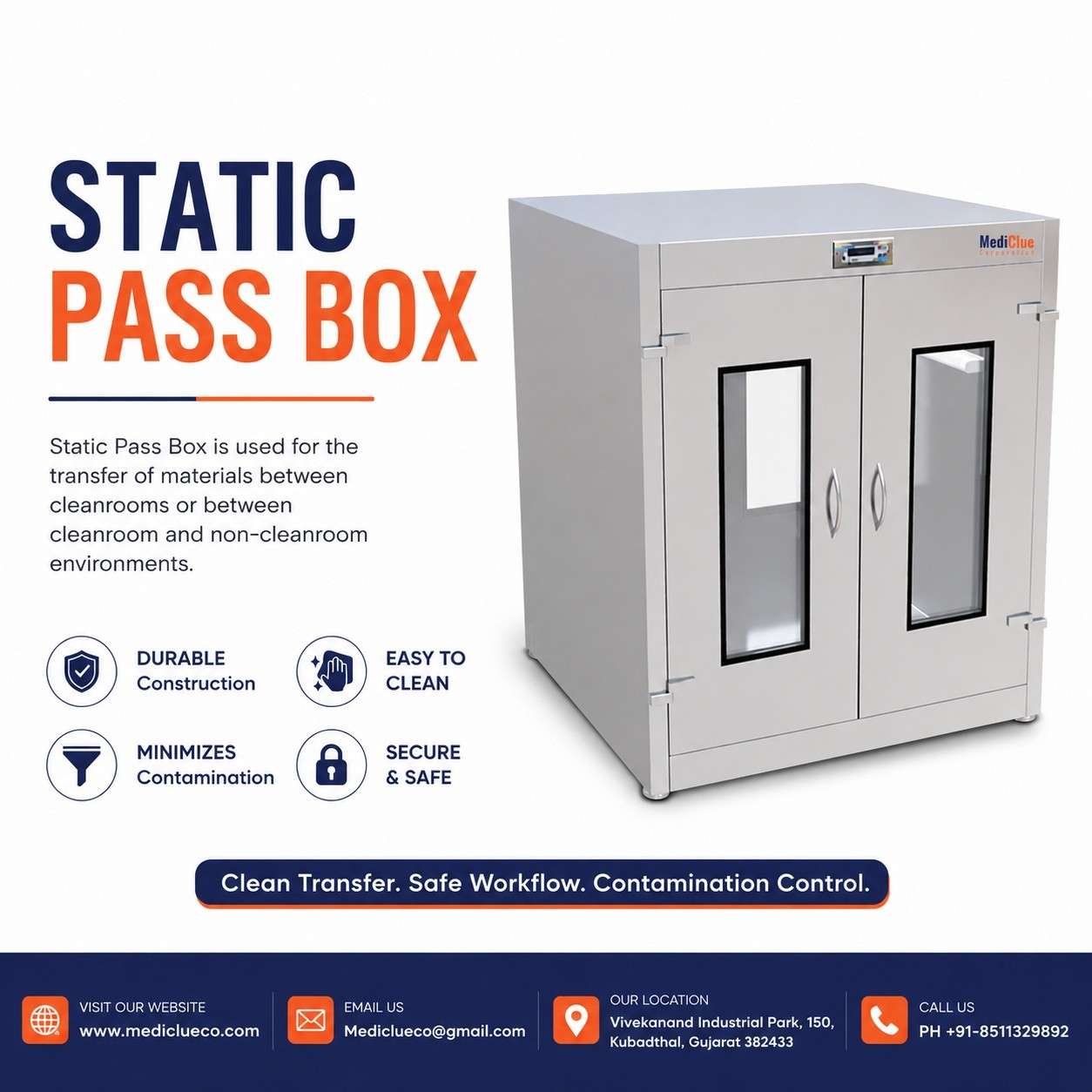 Static Pass Box Cleanroom Equipment Manufacturer 17816099710