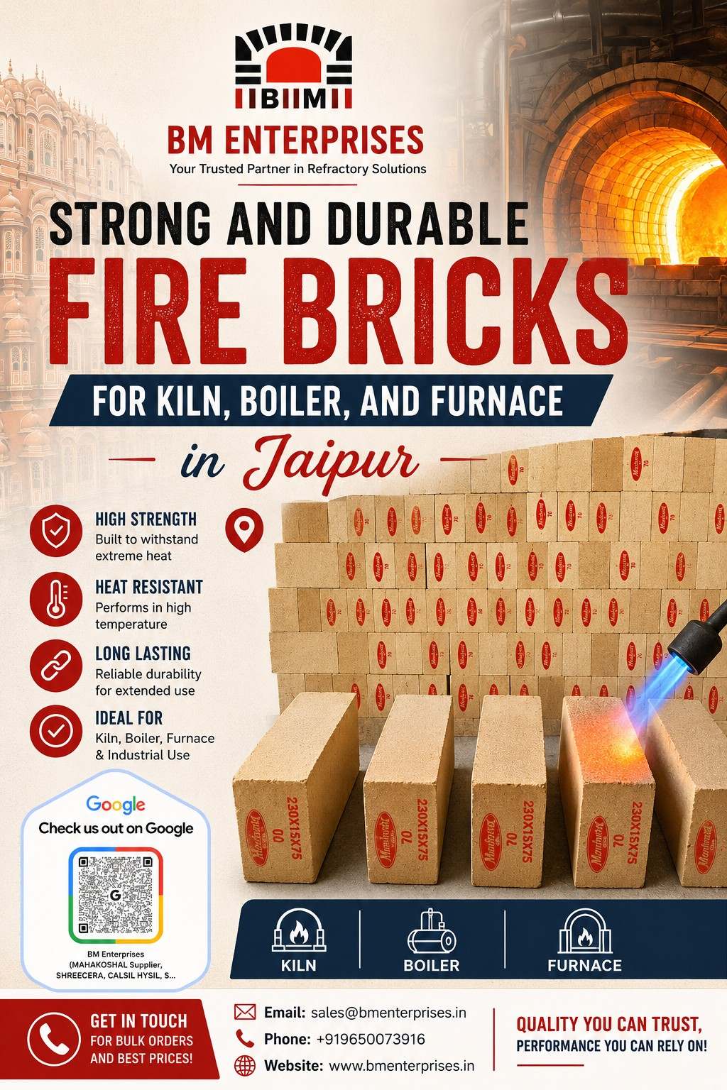 Strong And Durable Fire Bricks For Kiln Boiler And Furnace In Jaipur 178738268210