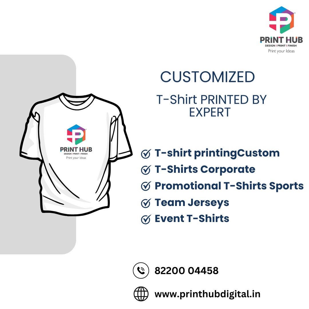 T Shirt Printing In Coimbatore Custom Prints At Printhub Digital 174350222410