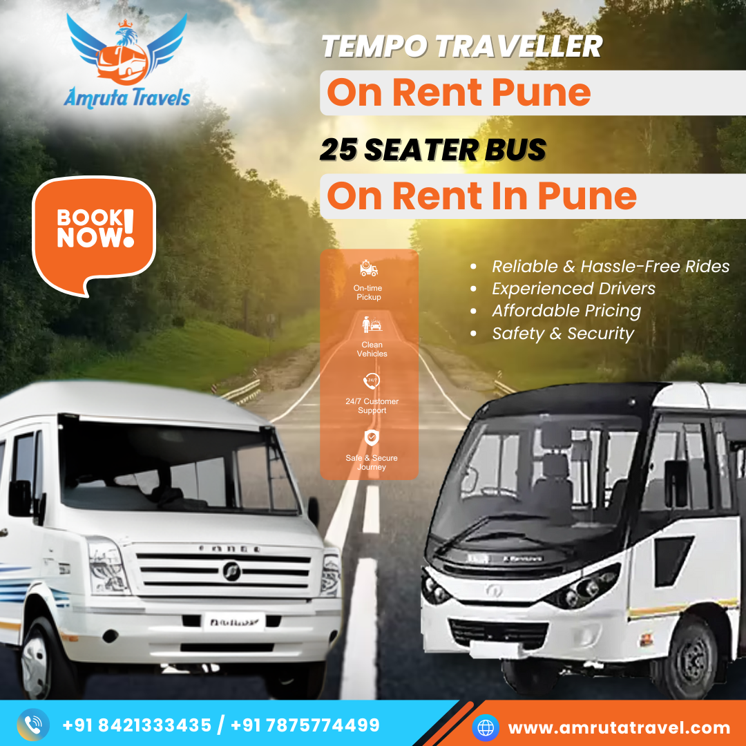 Tempo Traveller And Twenty Five Seater Bus On Rent In Pune 17664865014