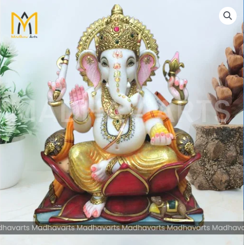 The Divine Beauty Of Ganesh Ji Ki Murti 16984084634
