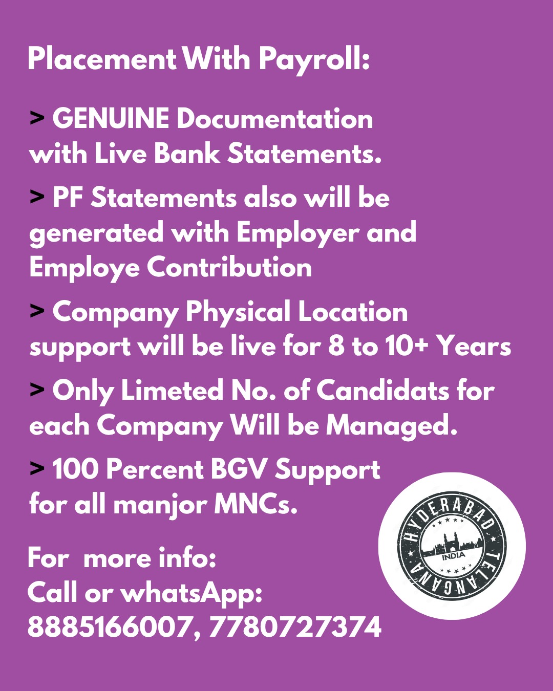 Top Experience Certificate Consultants In Hyderabad 17640644794