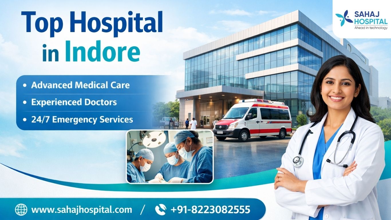 Top Hospital In Indore Sahaj Hospital 17727159113