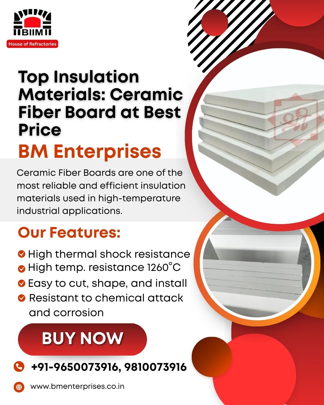 Top Insulation Materials Ceramic Fiber Board At Best Price 17731403956