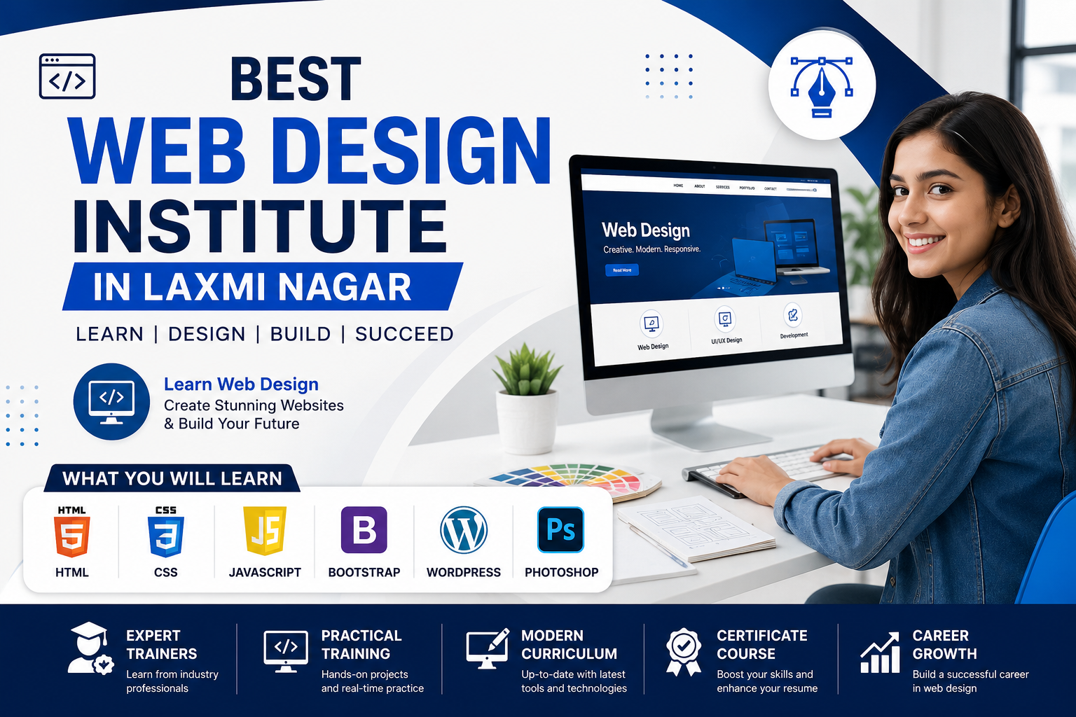Top Web Design Institute In Laxmi Nagar 17861848925
