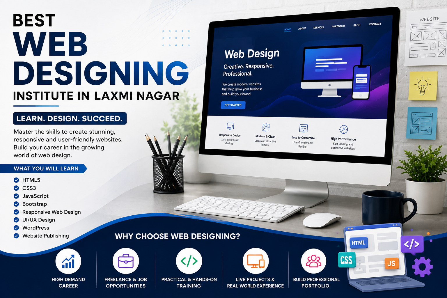 Top Web Designing Institute In Laxmi Nagar 17864455904