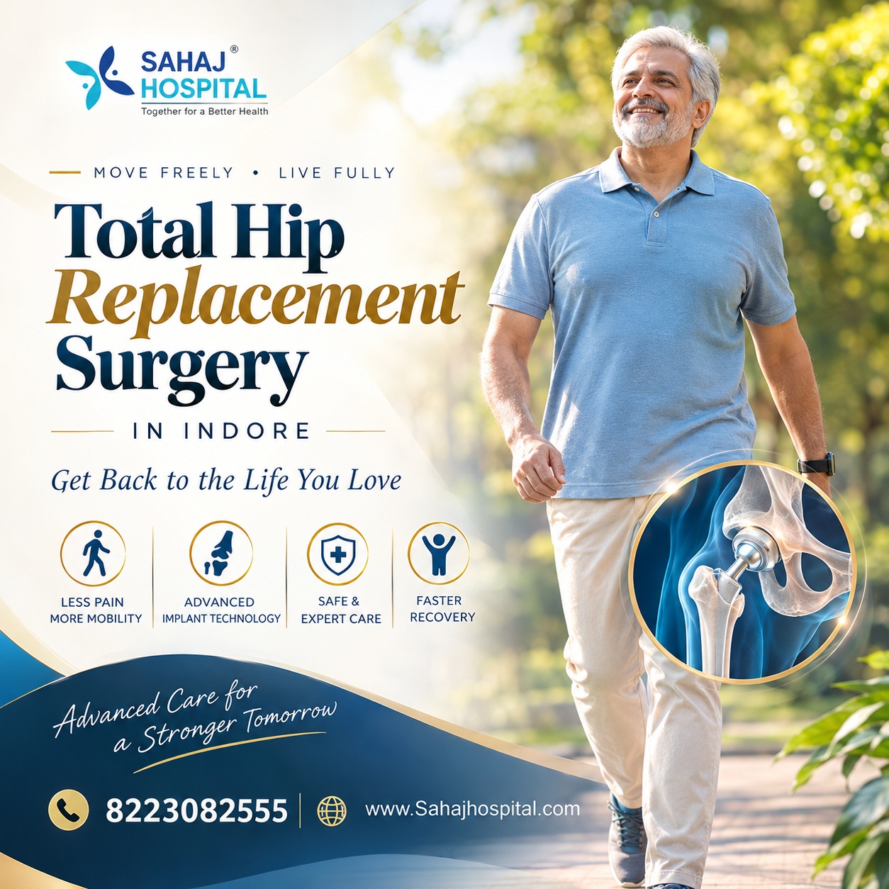 Total Hip Replacement Surgery In Indore 17920622059