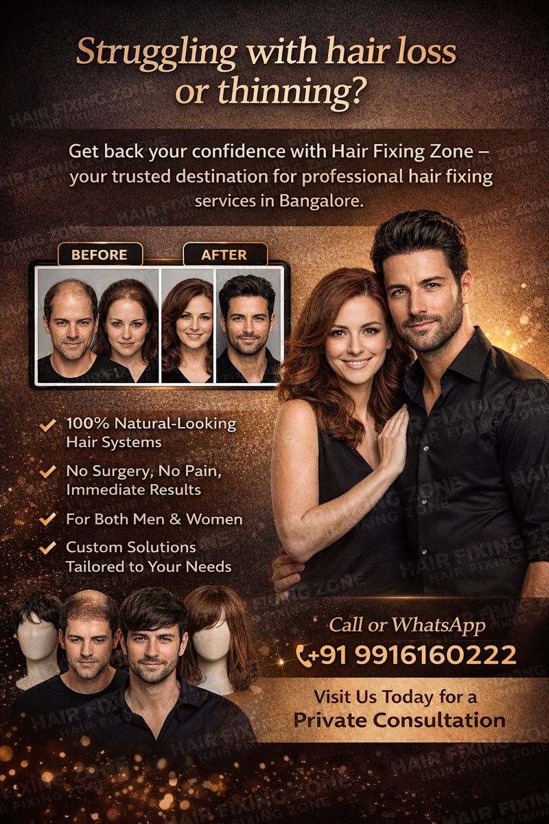 Transform Your Look With Expert Hair Fixing In Bangalore 17697633934