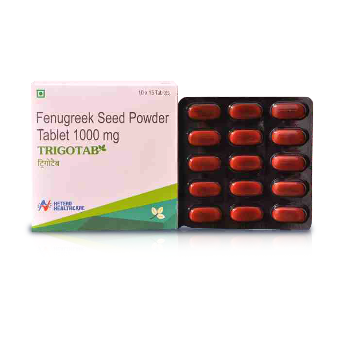 Trigotab Fenugreek Seed Extract Tablet For Diabetes Patients 16844075709