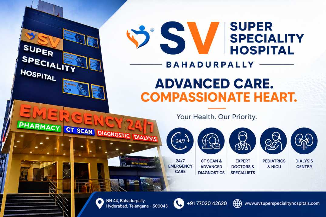 Trusted Multi Speciality Care At Sv Super Speciality Hospital 17831488439
