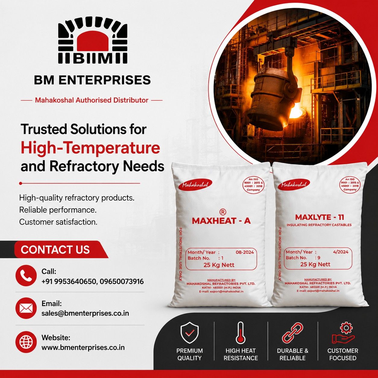 Trusted Solution For High Temperature And Refractory Needs 17782341533