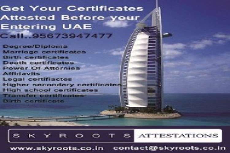 Uae Embassy Attestation   Kerala  Kochi Ernakulam 1581131