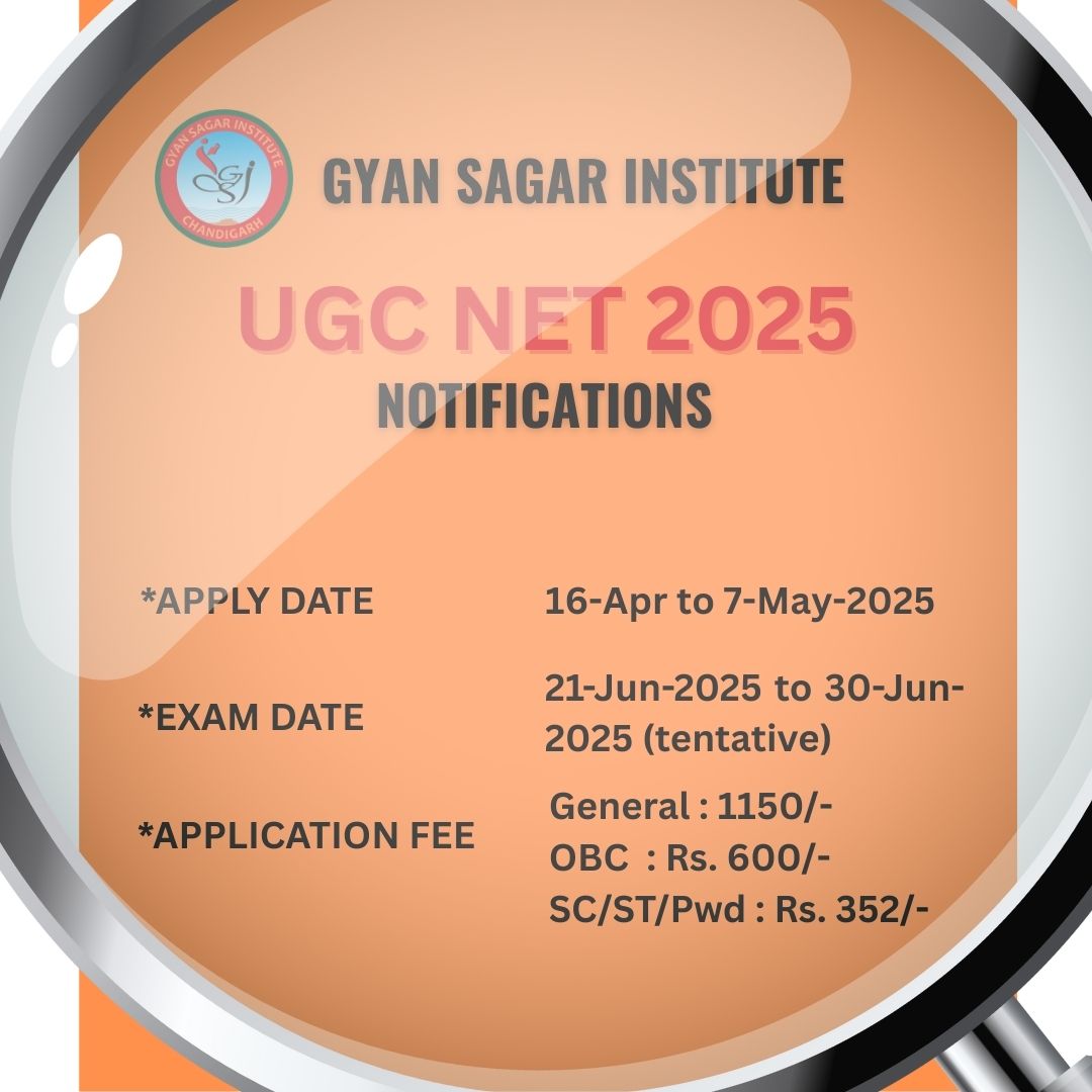 Ugc Net Coaching In Chandigarh I Gyan Sagar Institute 17670796926