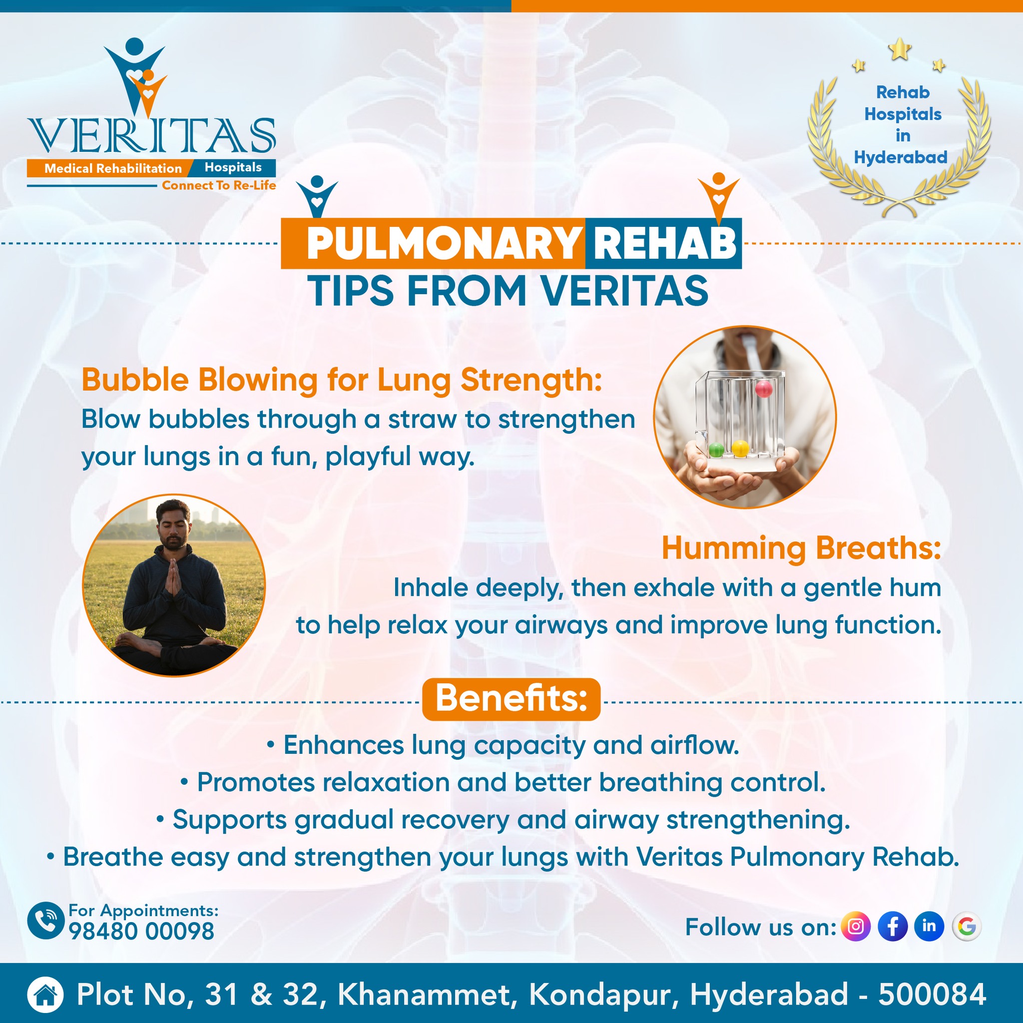 Veritas Hospitals Best Rehabilitation Center Hyderabad 17363404646