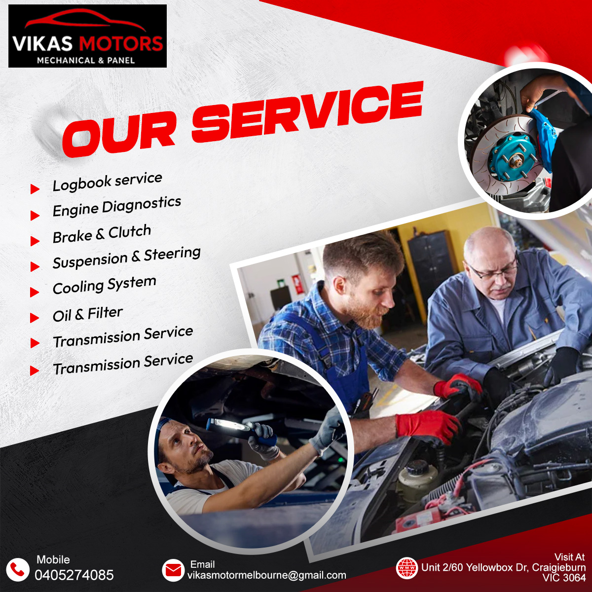 Vikas Motors Service   Car Repairs Service In Melbourne 17754593812