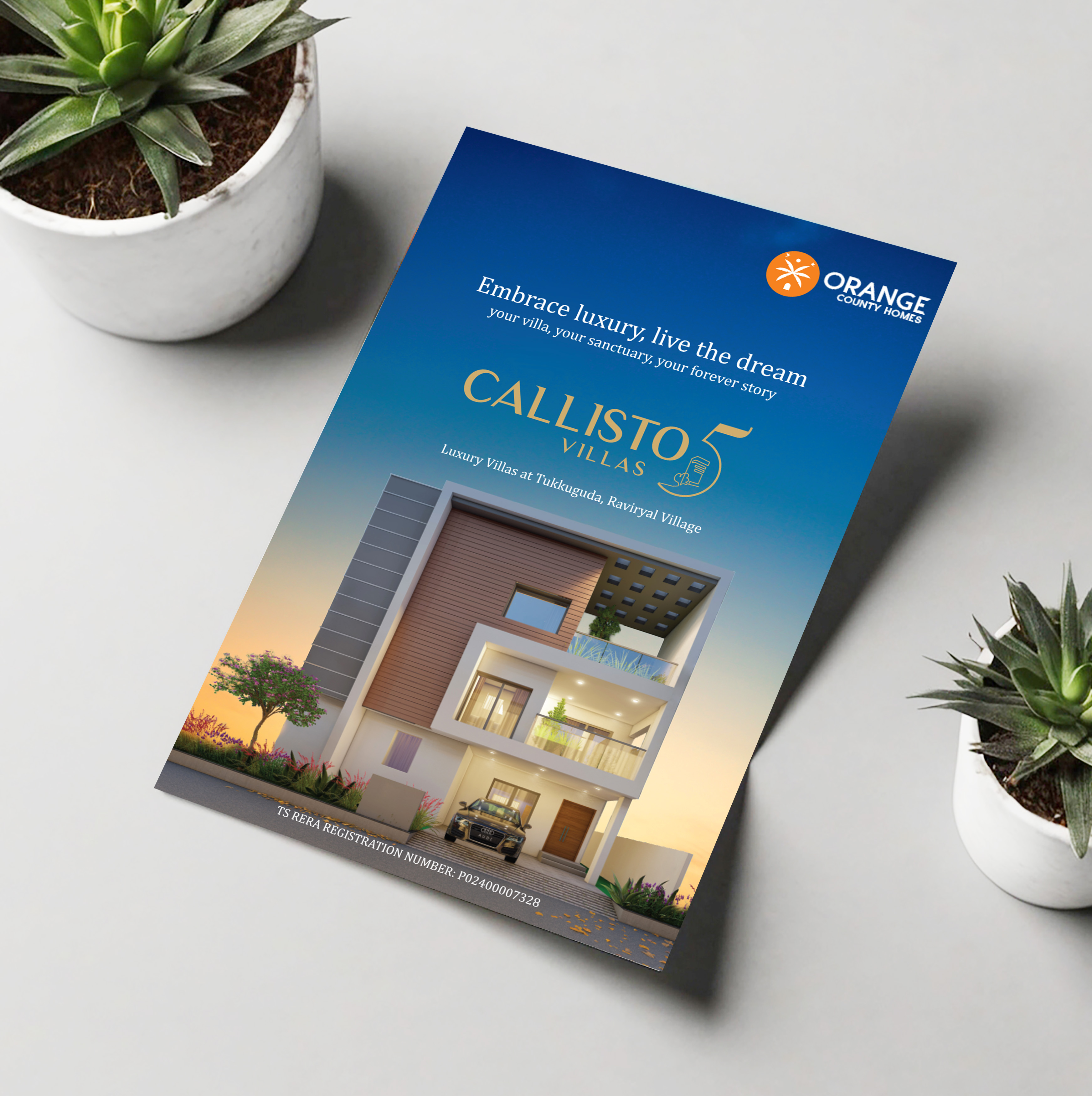 Villa Brochure Design Tukkuguda Hyderabad 17761658115